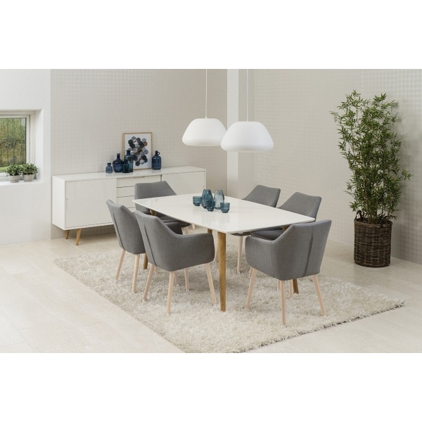 Krzesło Nora szary jasny - ACTONA